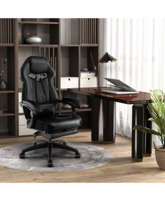 Adjustable E-Sports Racing Style Chair with Padded Headrest, Lumbar Support