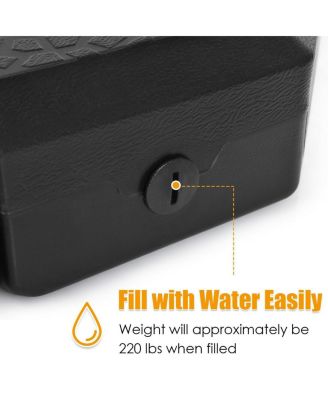 4PCS Patio Cantilever Offset Umbrella Weights Base Plate Set