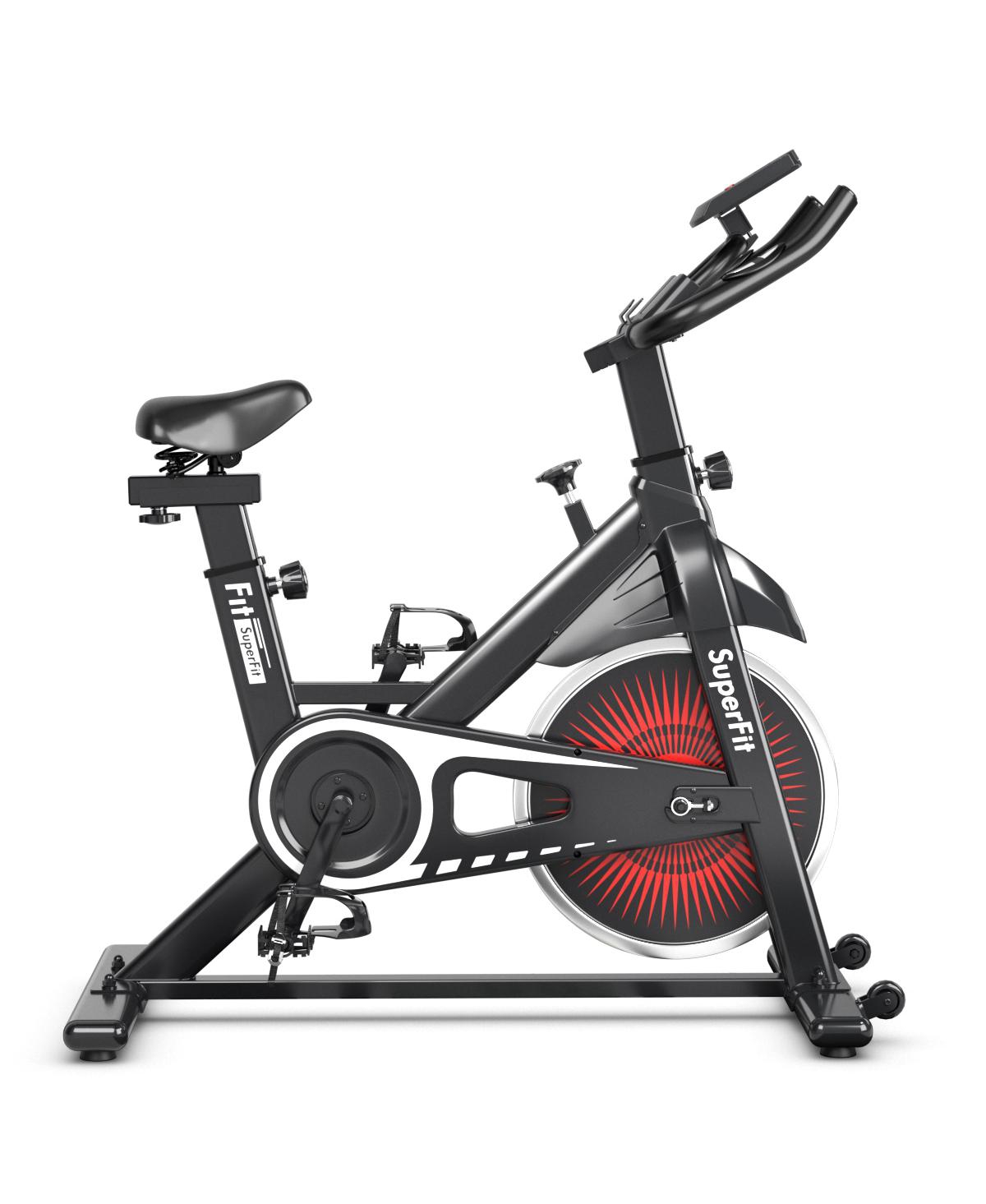 Costway Indoor Cycling Stationary Bike Silent Belt Drive Adjustable