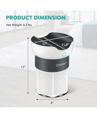 H13 True HEPA Air Purifier with 3-Stage Filtration for Home or Office, Covers Up to 1300 Sq Ft