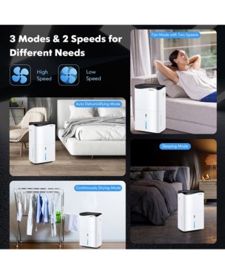 100-Pint Dehumidifier for Home & Basements w/ Smart App& Alexa Control