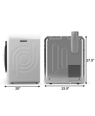 1700W Portable Clothes Dryer Electric Tumble Laundry Dryer Stainless Steel Tub 13.2 lbs /3.22 Cu.Ft