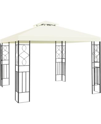 2 Tier 10'x10' Patio Gazebo Canopy Tent Steel Frame Shelter Awning