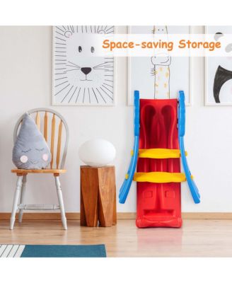Children Kids Junior Folding Climber Play Slide Indoor Outdoor Toy Easy Store