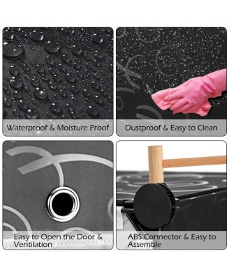 12 Cubic Portable Shoe Rack Shelf Cabinet Storage Closet Organizer