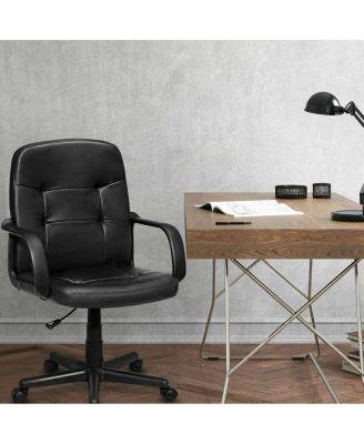 Ergonomic Mid-Back Executive Office Swivel Computer Desk Chair