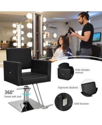 Salon Chair for Hair Stylist Adjustable Swivel Chair