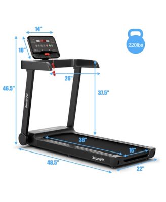 2.25HP Electric Treadmill Running Machine App Control for Home Office