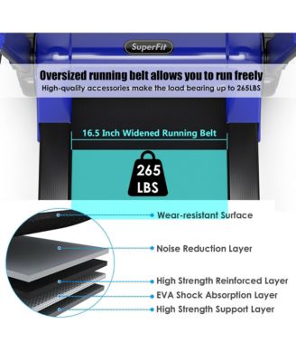 2.25HP Folding Electric Motorized Treadmill With Speaker