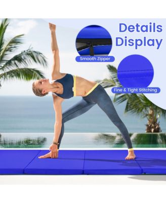 4' x 8' x 2'' Folding Gymnastics Mat Four Panels