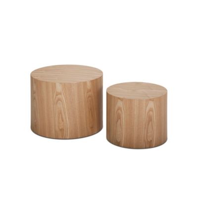 Streamdale Oak Nesting Table Set (2)