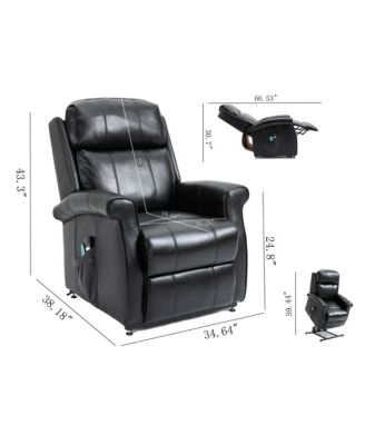 Faux Leather Indoor Elderly Power Lift Recliner Chair Intelligent Control Chair