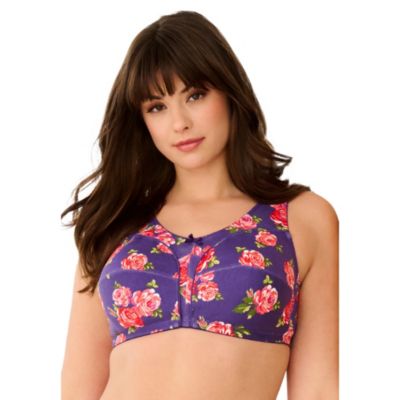Women's Cotton Back-Close Wireless Bra