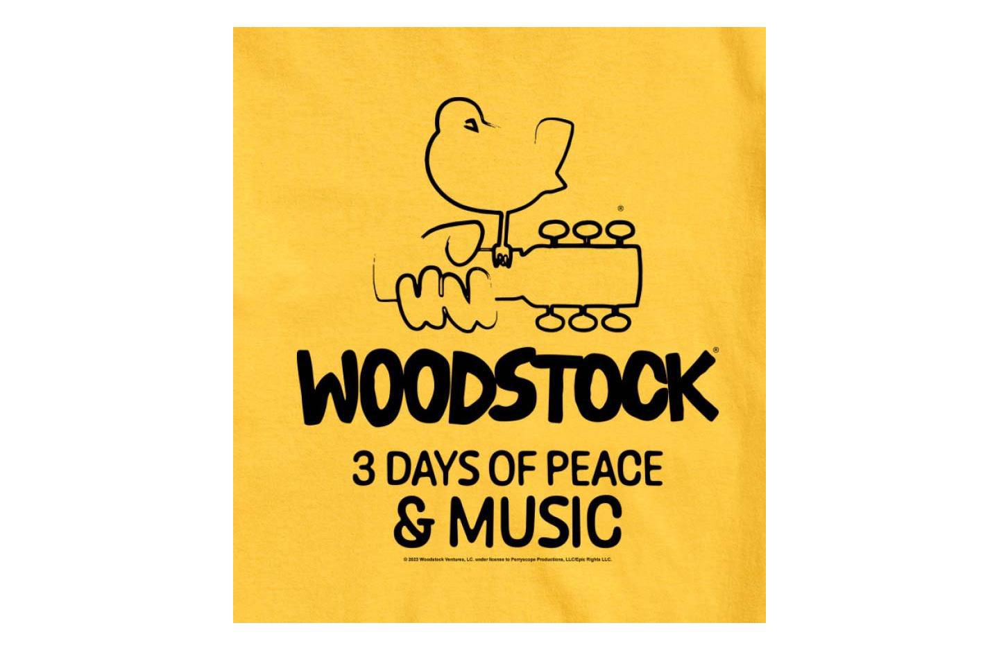 Мужская футболка AIRWAVES Hybrid Apparel Woodstock 3 Days Of Peace And Music Short Sleeve, цвет: Меланжевый — фото 8