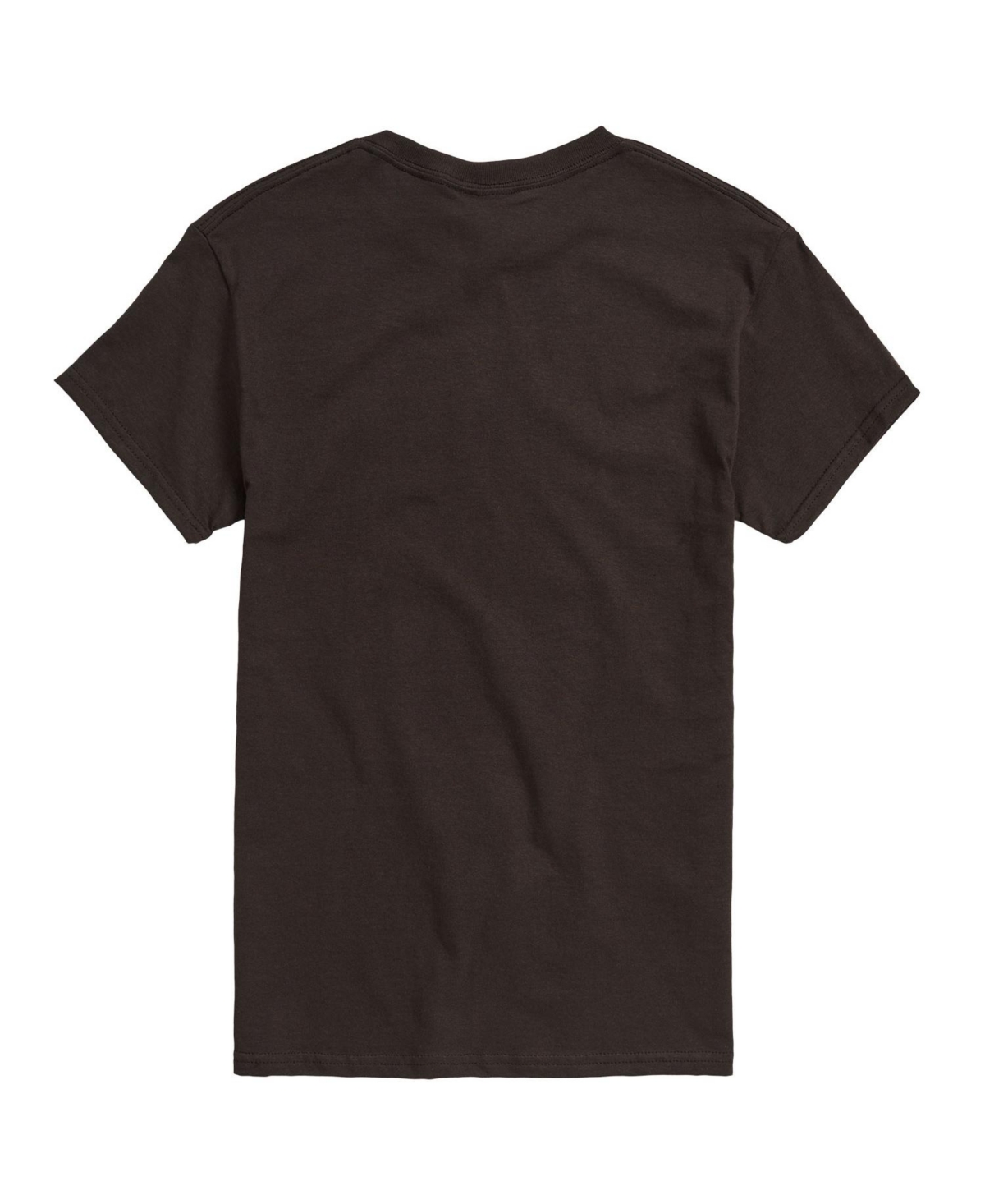 Airwaves Hybrid Apparel Bronco Fun Mens Short Sleeve Tee In Dark Brown