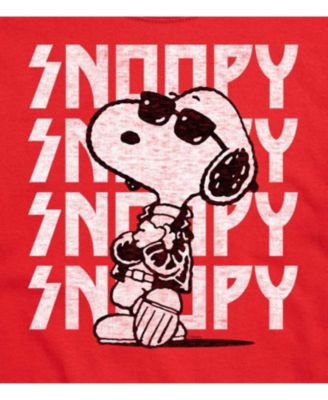 Hybrid Apparel Snoopy Rock Name Repeat Men's Short Sleeve Tee