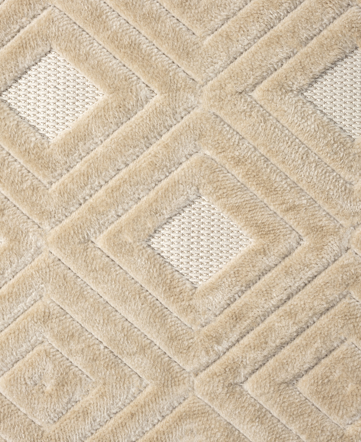 Lr Home Alina Bel Geometric Indoor Outdoor Rectangular Area Rug In Beige