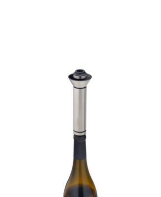 Stainless Steel Vacuum Wine Preserver with 2 Stoppers