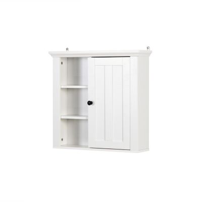 Bathroom Wooden Wall Cabinet With A Door 20.86x5.71 X 20 Inch