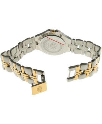 Women's Two-Tone Gold Plated Bracelet Watch with Sport Bezel
