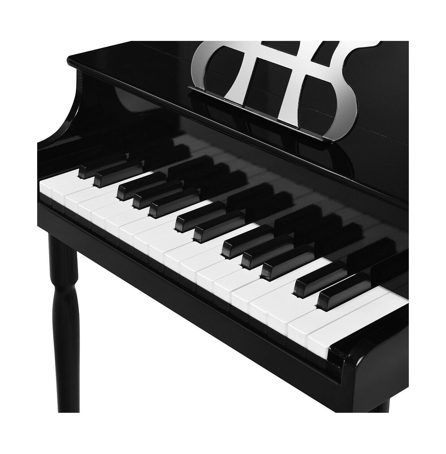 Детская игрушка SUGIFT 30-Key Wooden Grand Piano with True Tones, Ages 3+ — фото 5