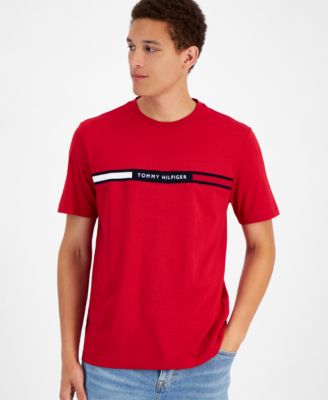 Tommy Hilfiger - Men's Chest Insert Logo Short Sleeve T-Shirt