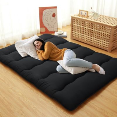 Futon Mattress Floor Mattress Pad Portable Dorm Sleeping Pad, Full Size