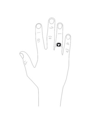 Signet Black Natural Onyx Square Western Texas Longhorn Buffalo Cow Antelope Skull Bull Ring Sterling Silver