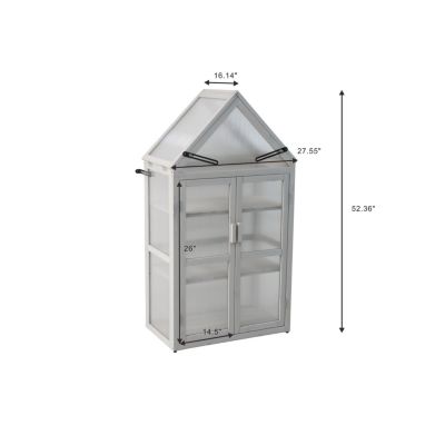 Streamdale Small Outdoor/Indoor Greenhouse Kit & Plant Stand