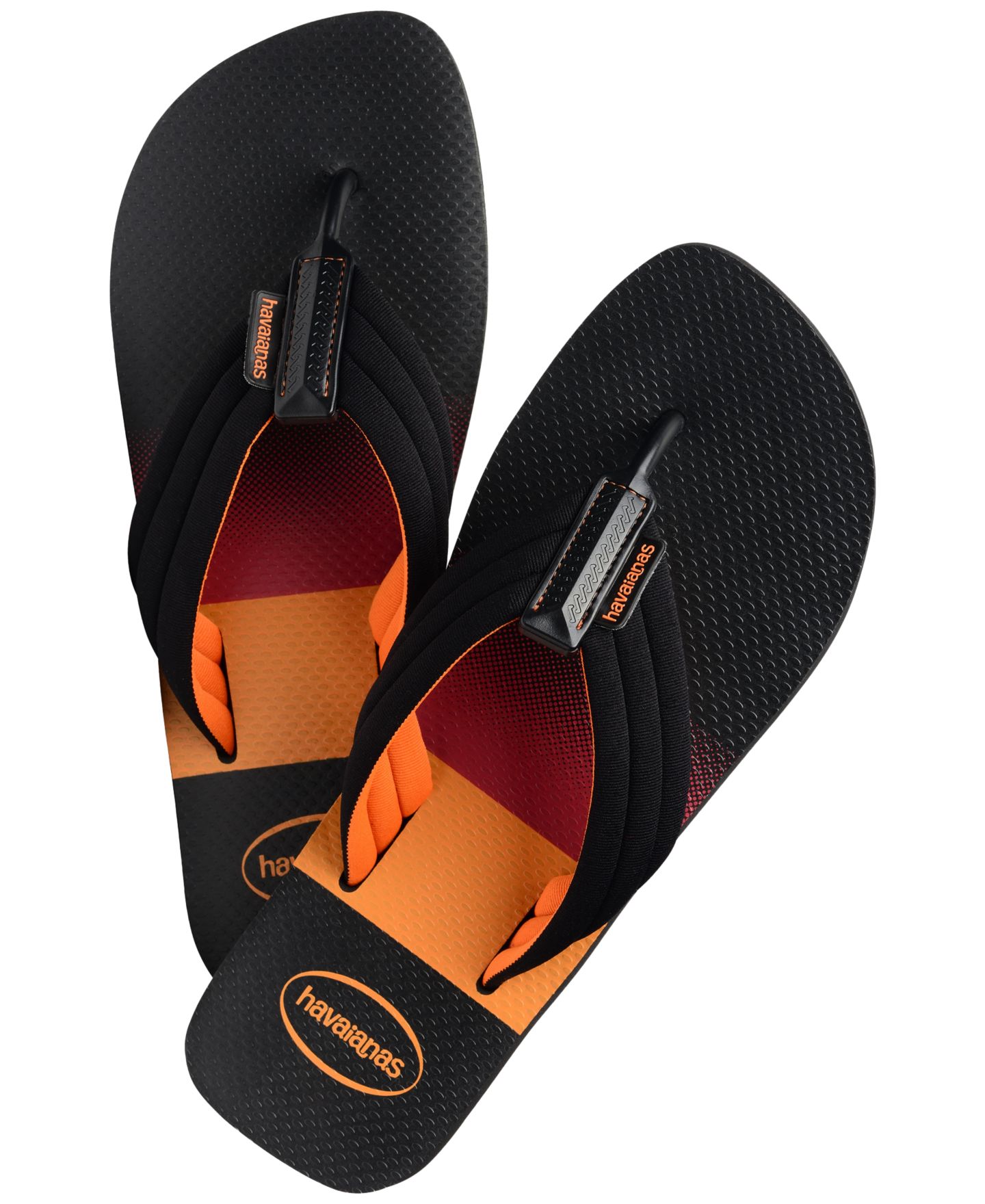 Мужские сандалии Havaianas Urban Print Flip Flop, цвет: Чёрный — фото 3