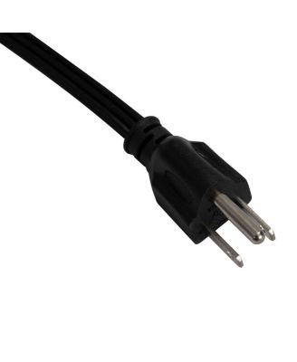  Black End Table with Charger & Narrow Nightstand