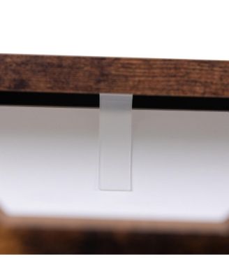 2-Drawer Nightstand in Rustic Brown