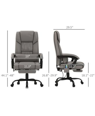 Massage Office Chair, Office Chair with 6 Vibration Points,