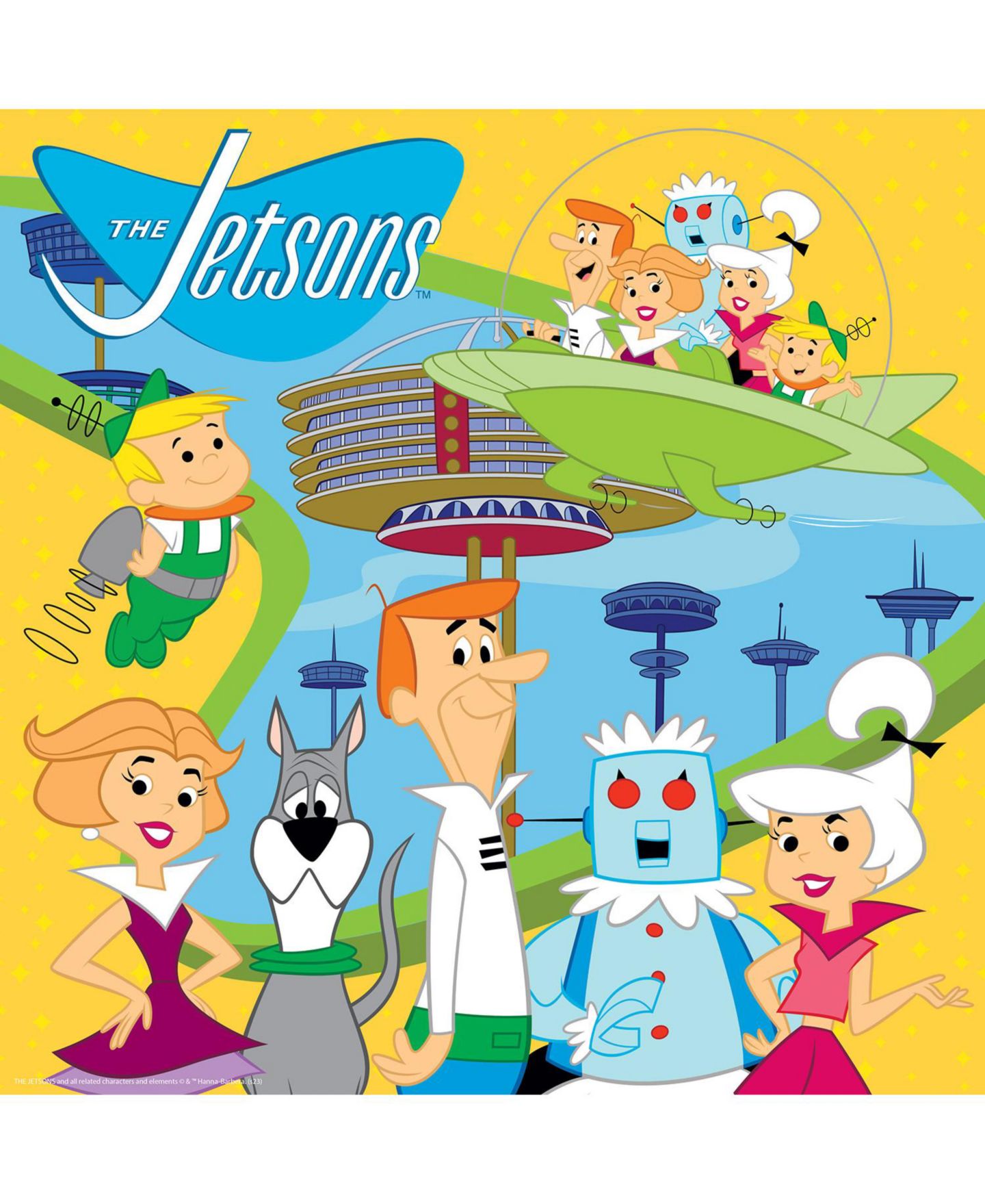 Детский пазл MasterPieces Puzzles The Jetsons 500-Piece Puzzle, Ages 14+, цвет: Разноцветный — фото 3