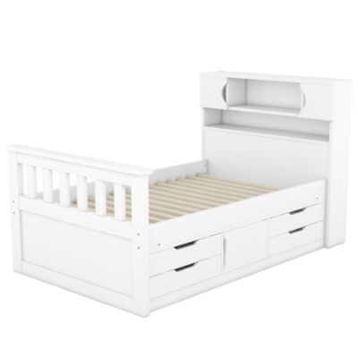 Streamdale Captain Bed Frame with Storage and Shelves