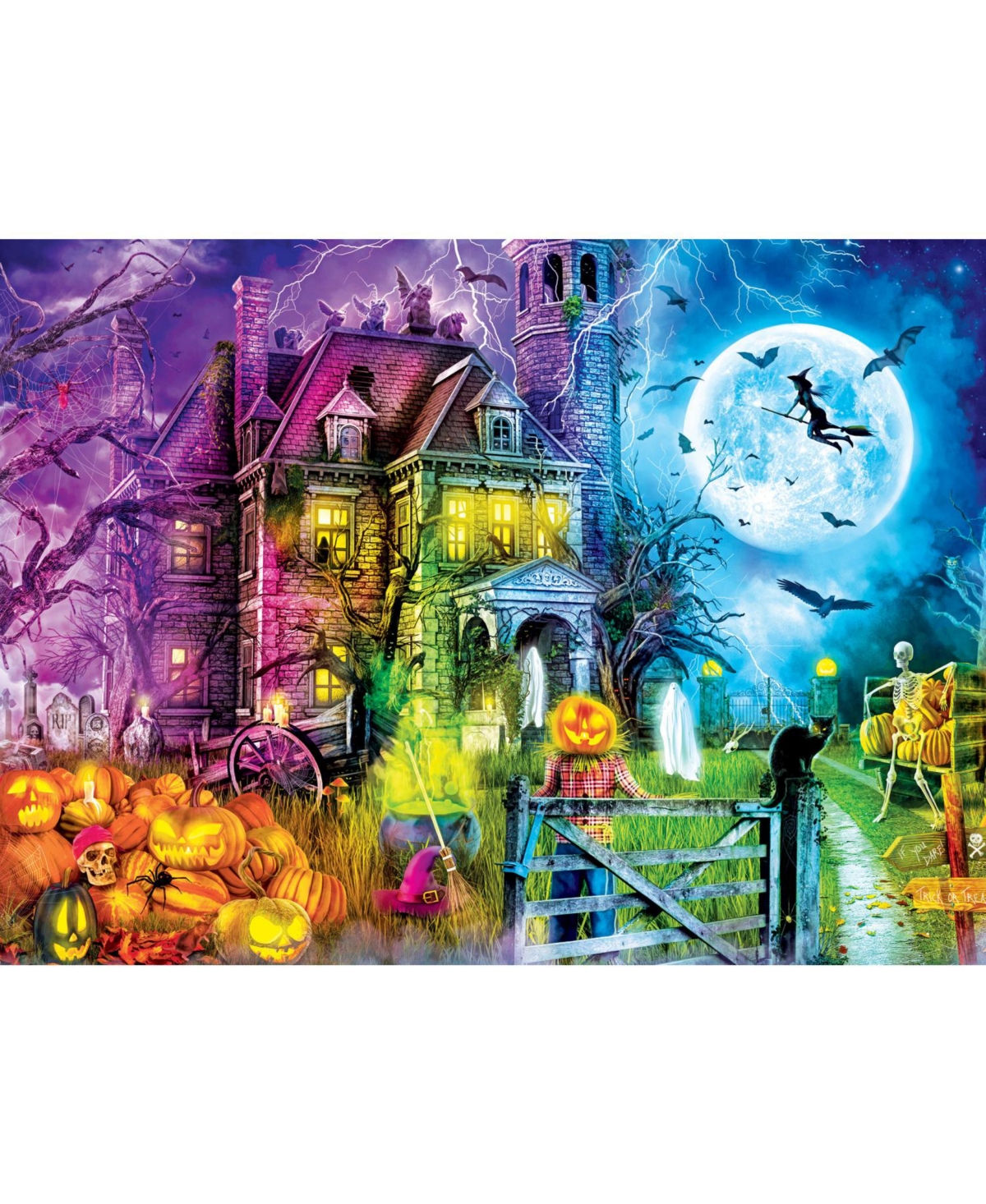 Masterpieces Halloween Glow in the Dark - Spooky Night 100 Piece Puzzle