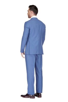 Men's Slim Fit 2-Piece Double Breasted Suit