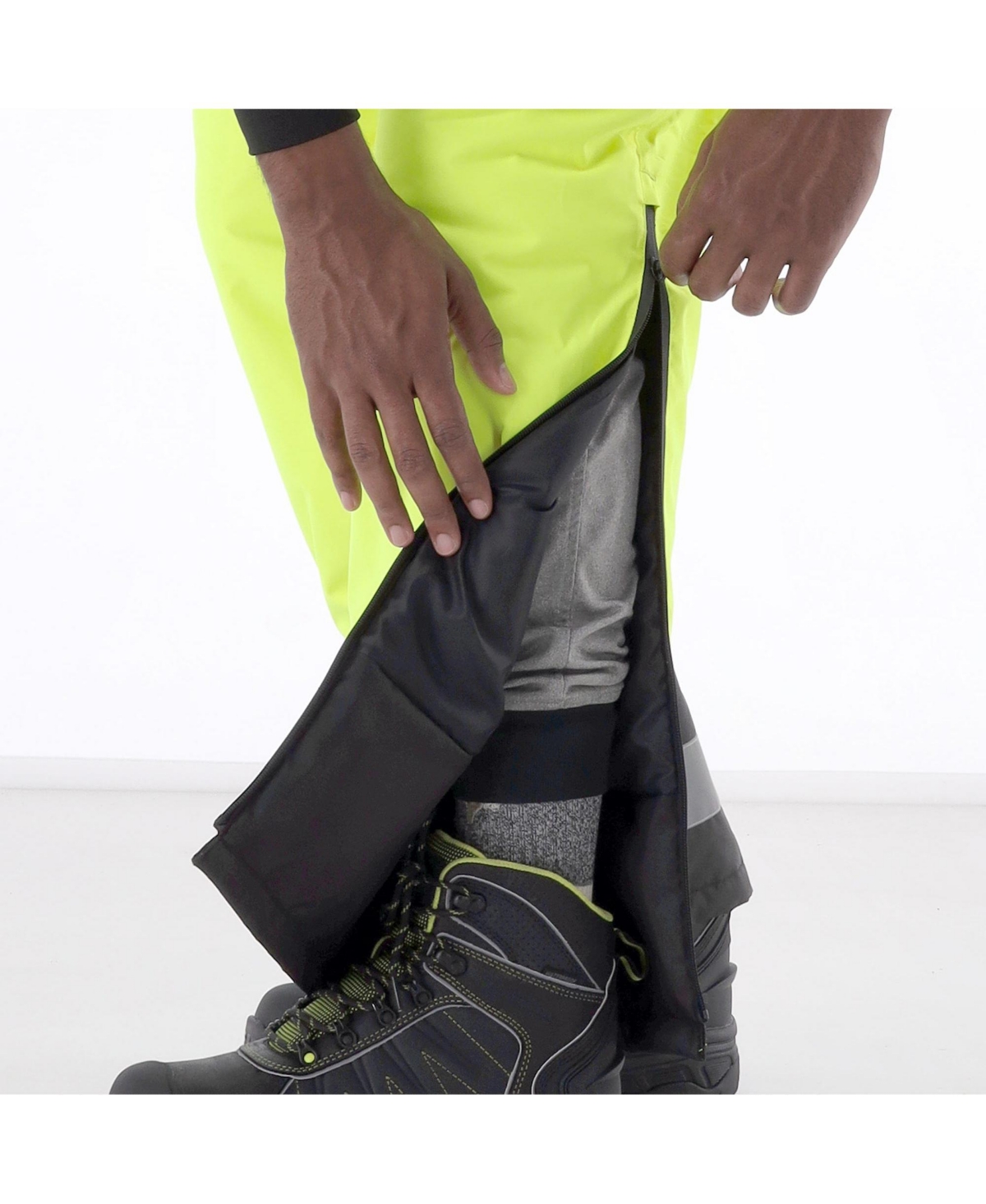 RefrigiWear Big & Tall Hi Vis Insulated Waterproof Comfort Stretch Work Pants