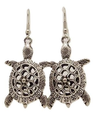 Turtle Retro Vintage Drop Dangle Earring