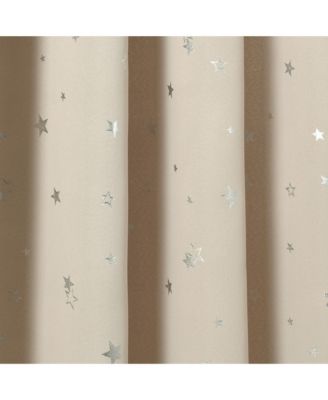 Star Blackout Window Curtain Panels