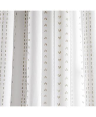 Hygge Stripe Window Curtain Panels
