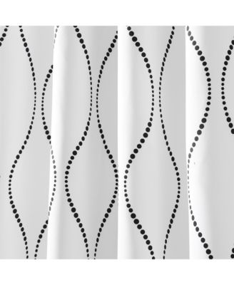 Swirl Light Filtering Window Curtain Panels