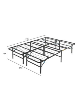 14" Adjustable Foldable Steel Bed Frame - Full