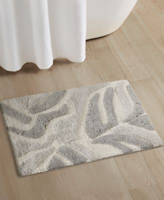 Décor Studio - Zenobia Leaf Tufted Bath Rug, 20" x 30"