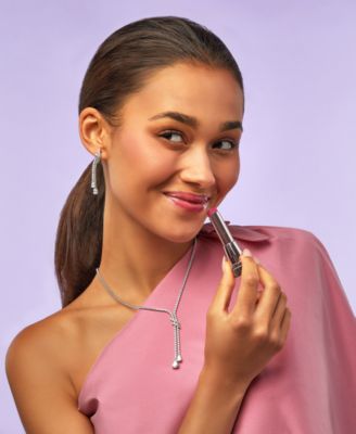 Cubic Zirconia Lariat Necklace in Sterling Silver