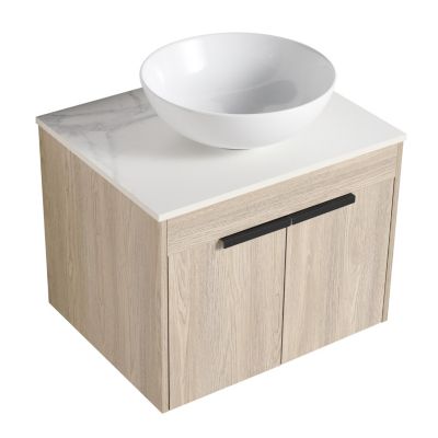 Streamdale 24" Modern Design Float Bathroom Vanity With Ceramic Basin Set