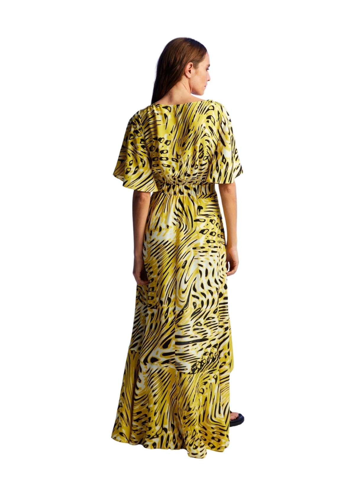 Nocturne Women's Printed Asymmetrical Dress - Multi-colored