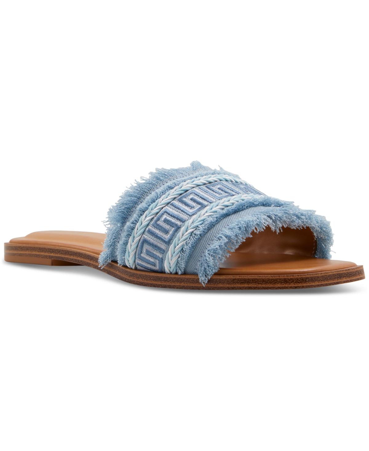 ALDO WOMEN'S NALANI FRINGE SLIDE SANDALS 