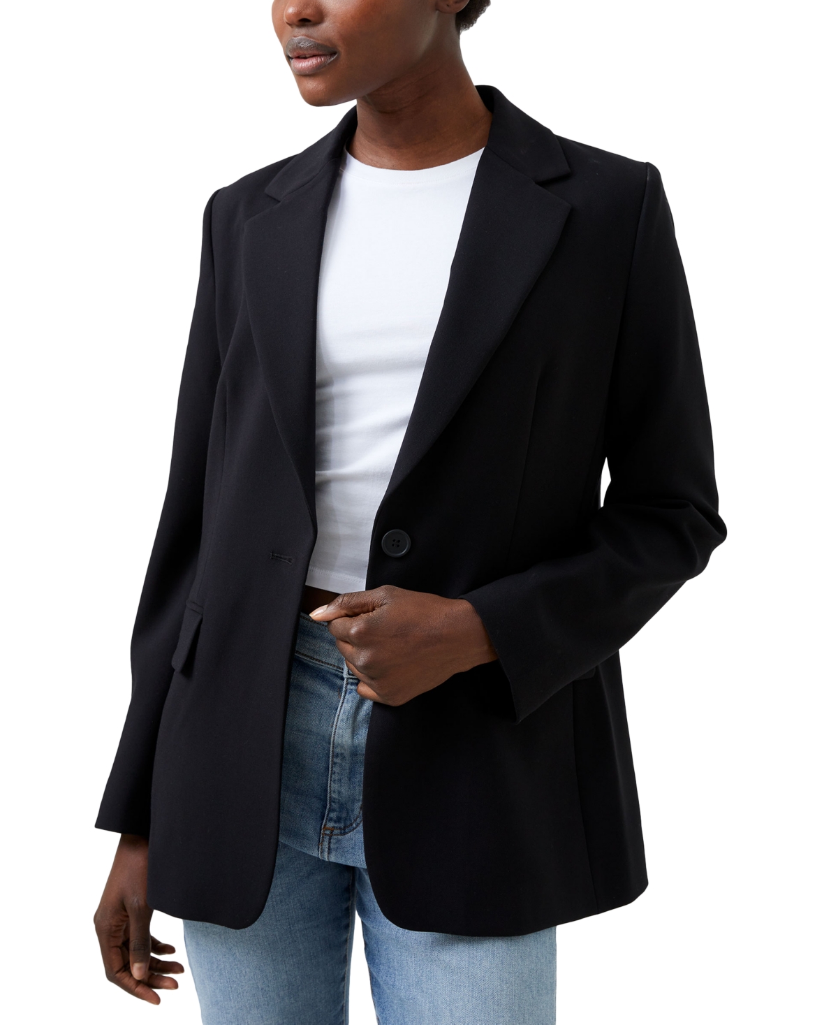 Women's Whisper Single-Breasted Blazer - Blackout