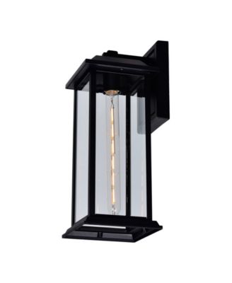 16.4" Metal Blackbridge 1 Light Outdoor Wall Lantern